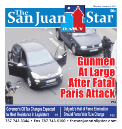 Jan 8, 2015 - The San Juan Daily Star