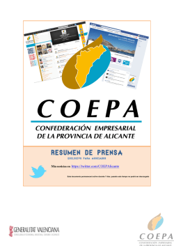 Resumen de prensa - Coepa