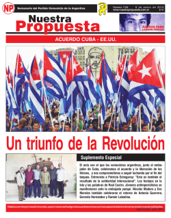 Nuestra Propuesta - Partido Comunista de la Argentina
