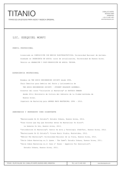 lic. ezequel morfi(cv pdf) - TITANIO
