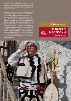 14 Mayo 2015 Albania es una joya dentro de Europa - Byblostours