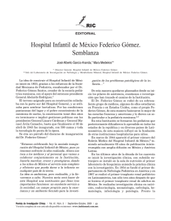 Hospital Infantil de México Federico Gómez - ResearchGate
