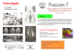 eneroportada2015 - Asociación Fotográfica Vallisoletana