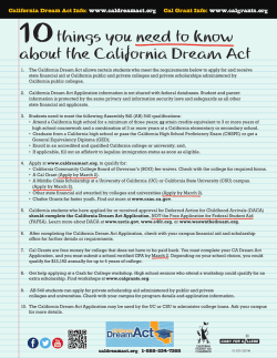 14-2430-5 CSAC 10 Things You-Dream Act ENG/SP G-125.indd
