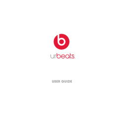 USER GUIDE - Beats by Dre