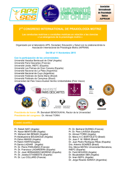 2 congreso international de praxiología motriz