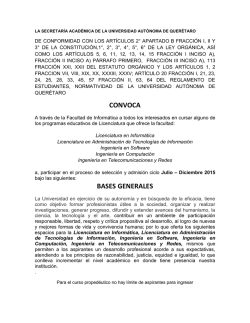 horarios. - Universidad Autónoma de Querétaro