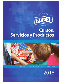 Catálogo Servicios y Productos PECS
