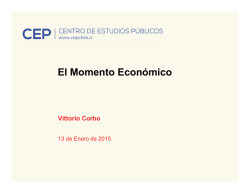 Presentación en seminario El Momento Económico Enero 2015