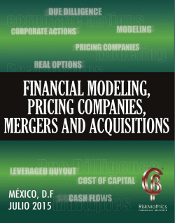 pricing companies, mergers and acquisitions módulo iii