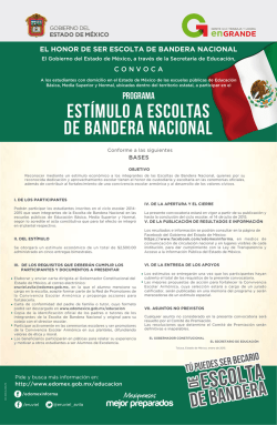 Escoltas convocatoria tablo - Gobierno del Estado de México
