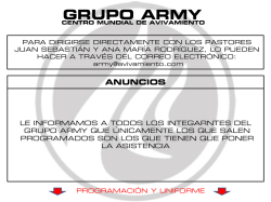 grupo army - Avivamiento