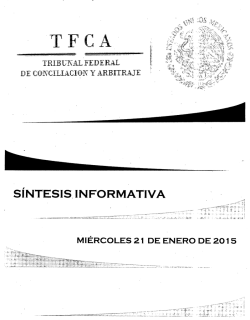 • TFCA - Tribunal Federal de Conciliación y Arbitraje