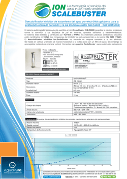 Descalcificador Ion ScaleBuster SB50 Precios consultar