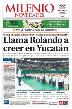 Llama Rolando a creer en Yucatán