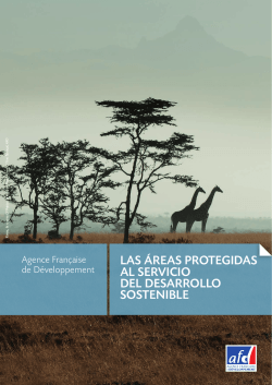 las áreas protegidas al servicio del desarrollo sostenible