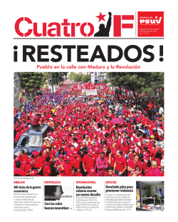 Cuatro F9.indd - Partido Socialista Unido de Venezuela