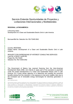 Documento Interno - Extenda - Agencia Andaluza de Promoción