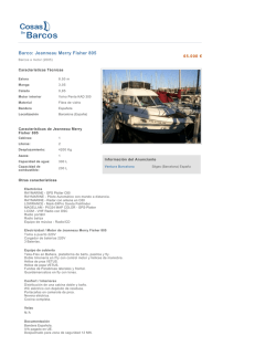 Barco: Jeanneau Merry Fisher 805