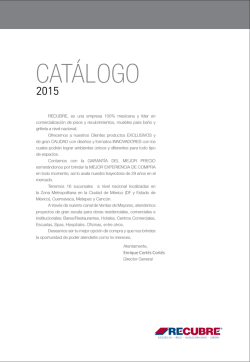 Catálogo 2015