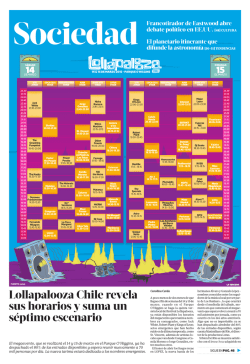 Lollapalooza Chile revela sus horarios y suma un