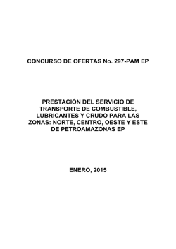 CONCURSO DE OFERTAS No. 297-PAM EP