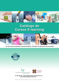 Catálogo de Cursos E-learning