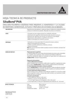 SikaBond PVA - Sika Colombia