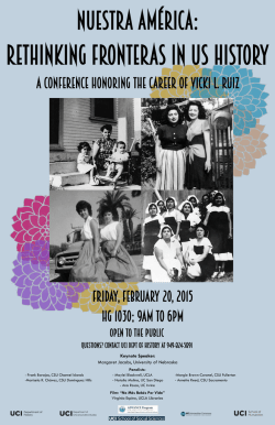 A Conference Honoring the Career of Vicki L. Ruiz