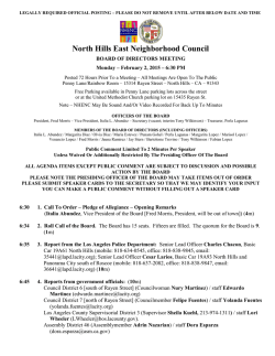 North Hills East Neighborhood Council