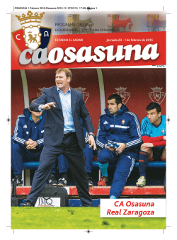 OSASUNA 1 Febrero 2015:Osasuna 2012-13