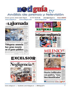 PDF de hoy - Notiguia.tv