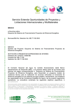 Documento Interno - Extenda - Agencia Andaluza de Promoción