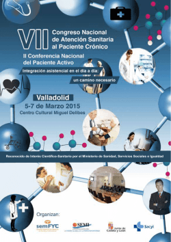 Programa científico - Sociedad Española de Medicina Interna