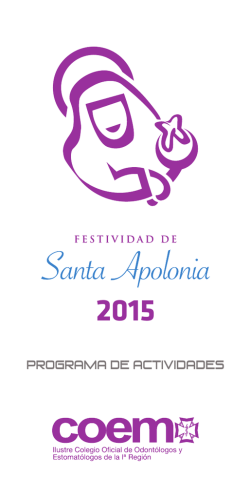 Santa Apolonia 2015