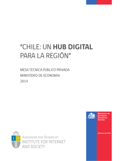 chile: un hub digital para la región