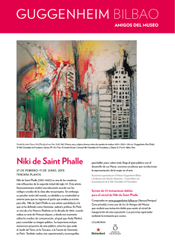 Niki de Saint Phalle - Museo Guggenheim Bilbao
