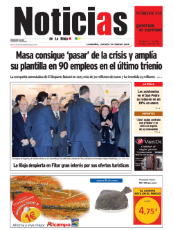 NDLR - 29 enero 2015 - Noticias de La Rioja
