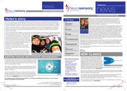 January 2015 - Neurosensory