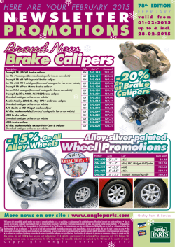 to download: February 2015 Newsletter Promotions PDF