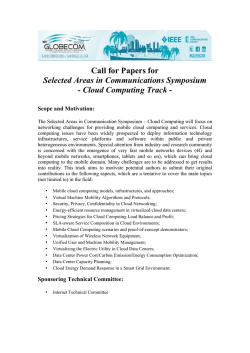 Cloud Computing Track