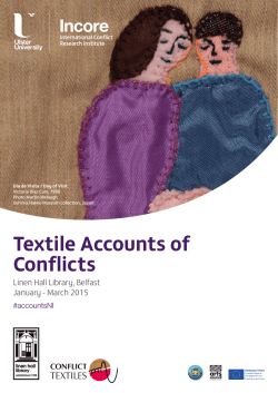 Textile Accounts of Conflicts