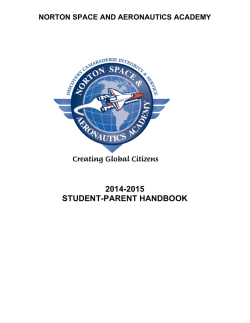Parent-Student Handbook - Lewis Center for Educational Research