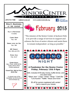 Newsletter - Senior Center of Jackson Hole