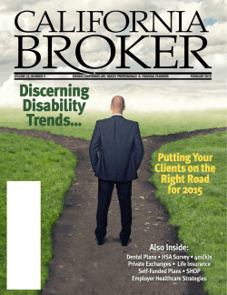 January - California Broker Magazine