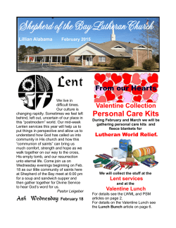 to see the February 2015 Newsletter