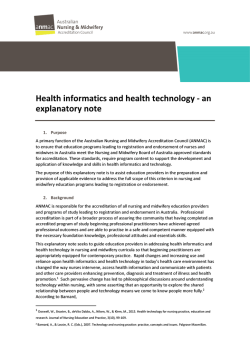 Health informatics and health technology