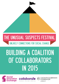 building a coalition of collaborators in 2015