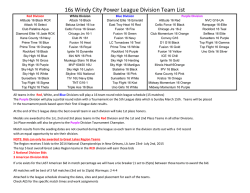 16G3-Blue Division League Schedule