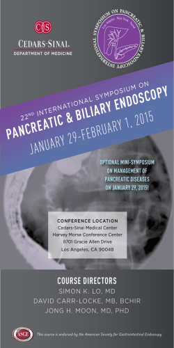 view the brochure - American Society for Gastrointestinal Endoscopy